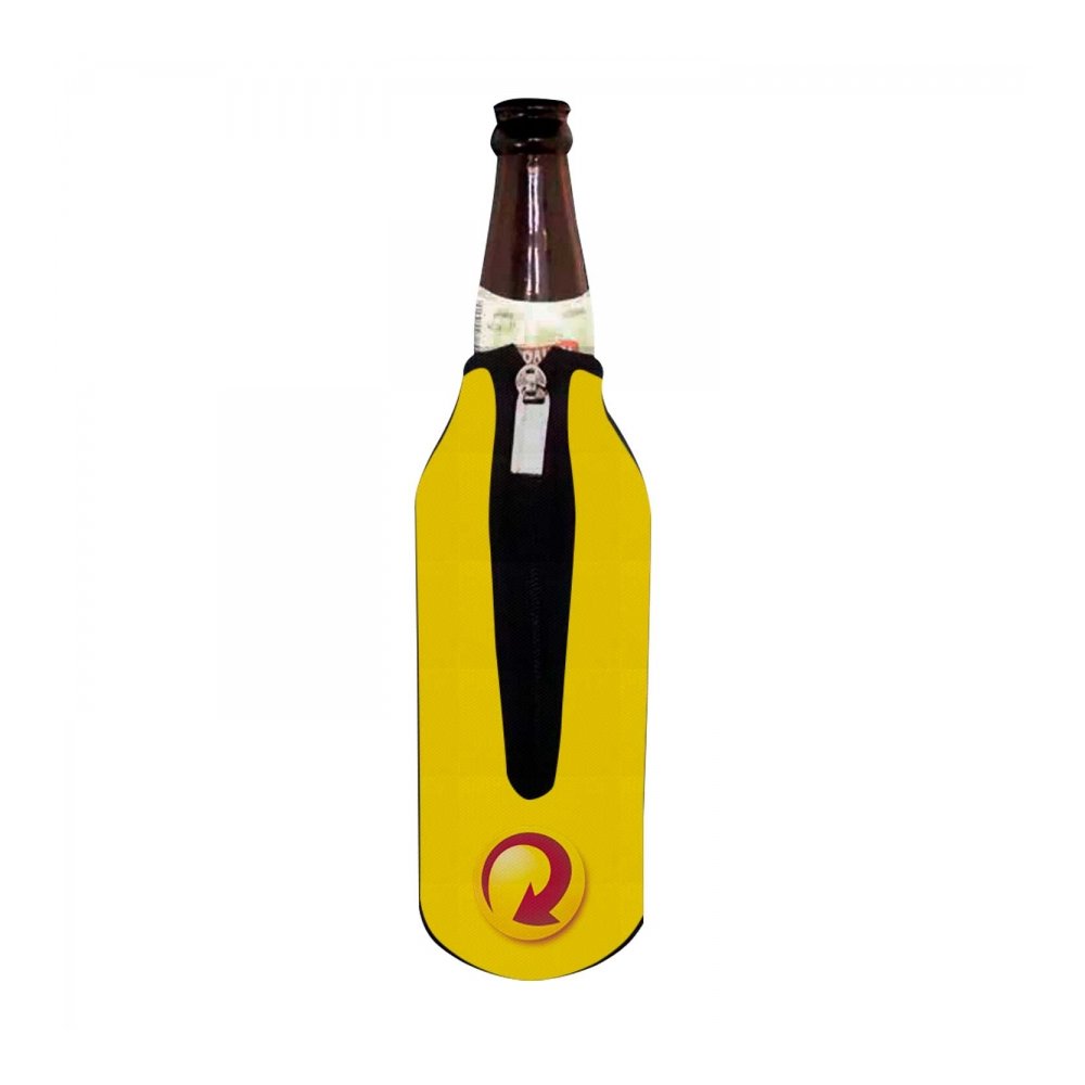 Porta Garrafa 600ml com Zíper Personalizado