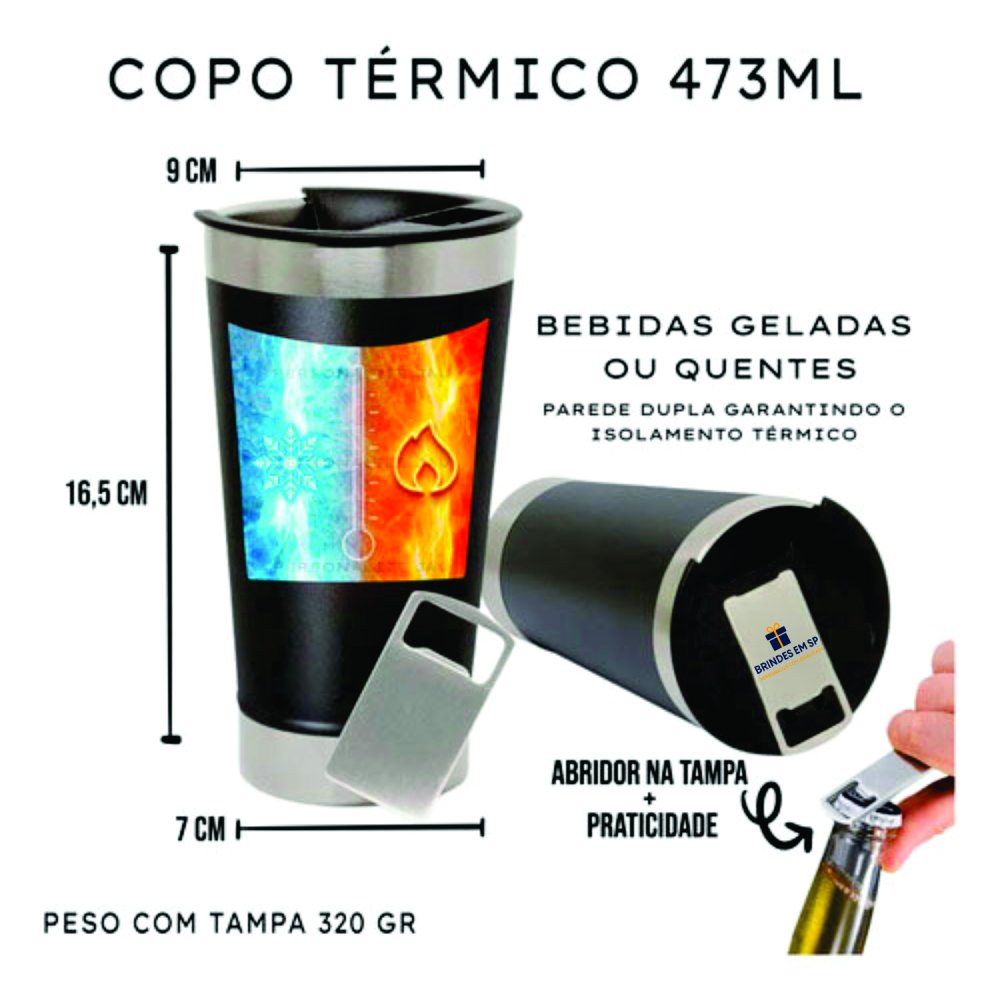 Copo Térmico Personalizado 473ml