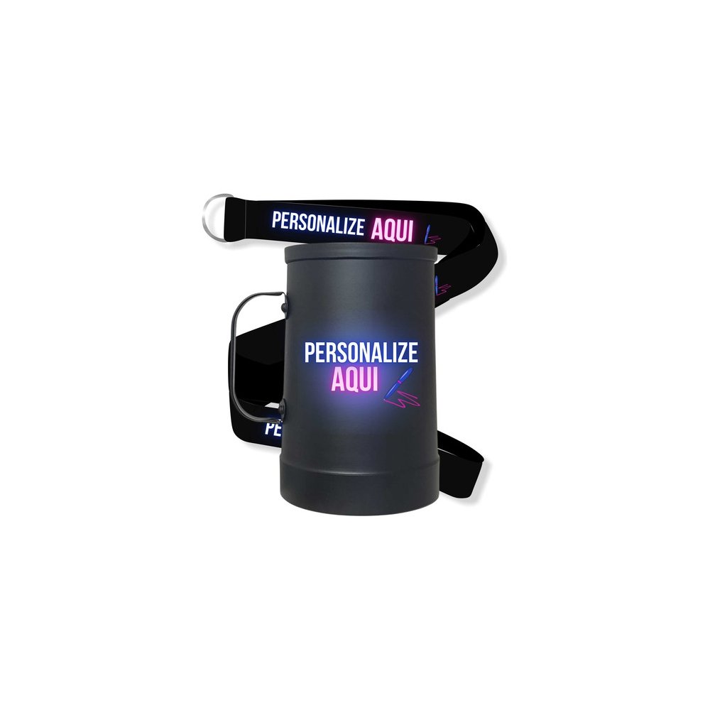 Caneca Alumínio Taberna Personalizada 850ml comTirante